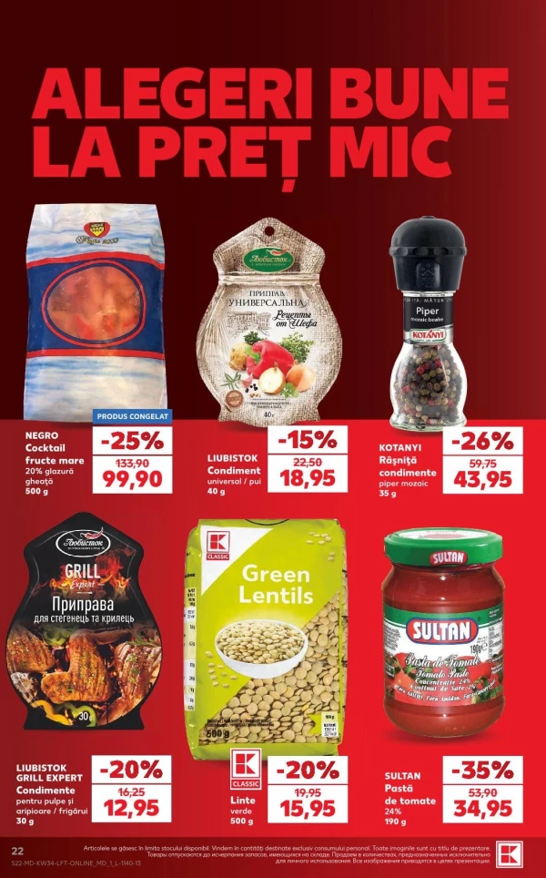 Catalog Kaufland - Catalogul cu reduceri, pagina 22: reduceri și oferte 20 - 26 august 2026