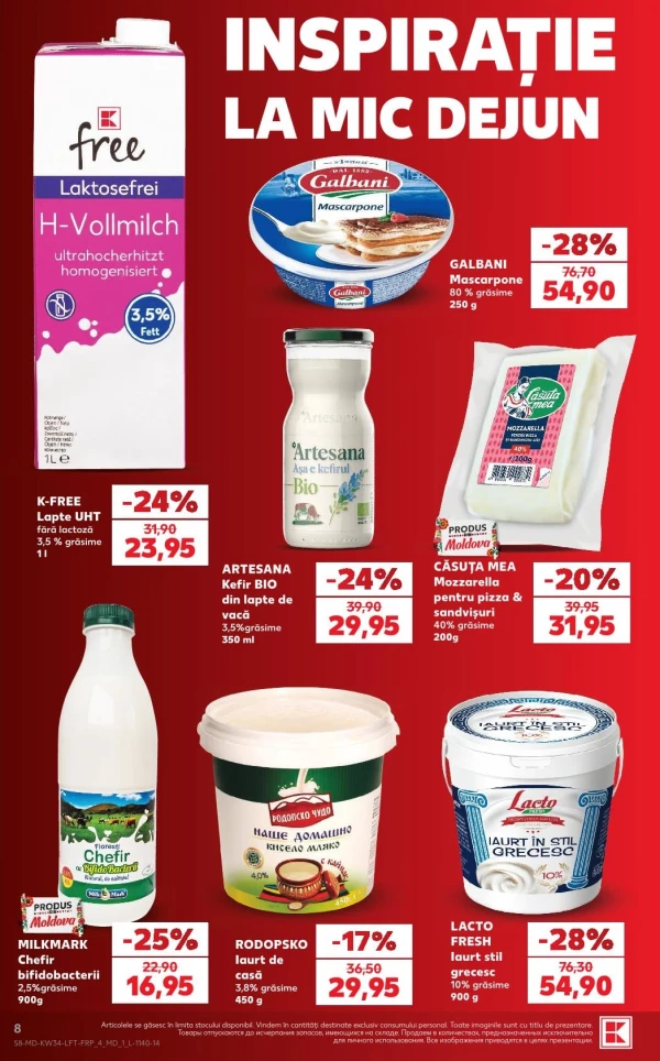 Catalog Kaufland - Catalogul cu reduceri, pagina 8: reduceri și oferte 20 - 26 august 2026