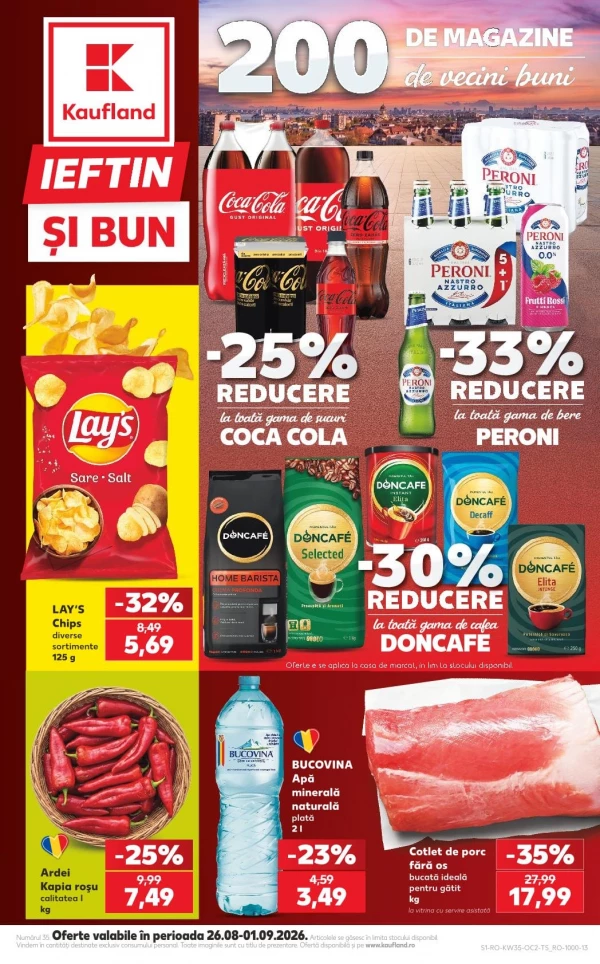 Каталог Kaufland - Каталог скидок, страница 1: скидки и акции 26 августа - 01 сентября 2026