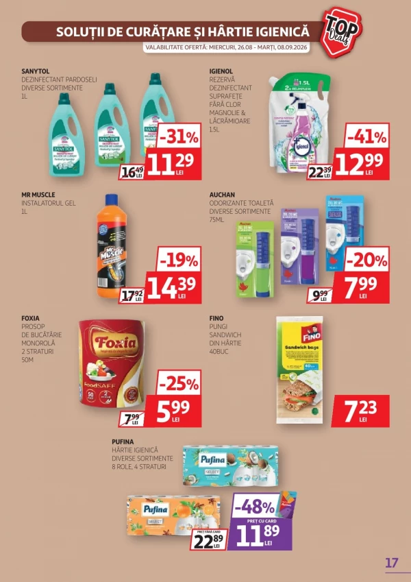 Каталог Auchan - Каталог знижок, сторінка 17: знижки та акції 26 серпня - 08 вересня 2026