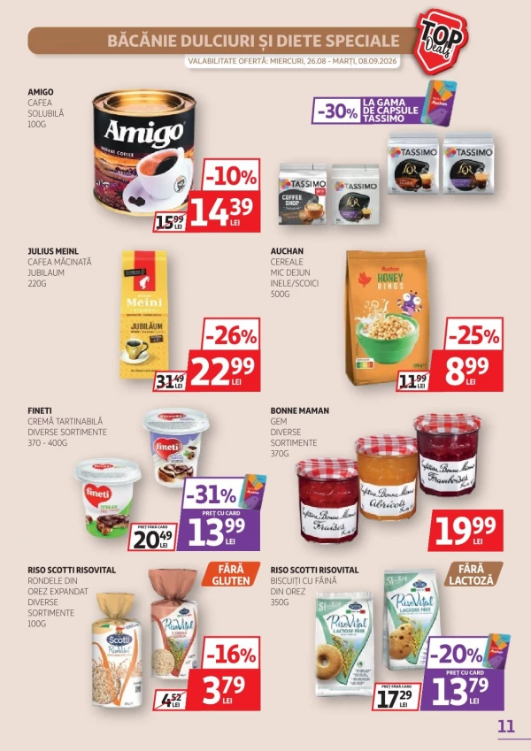Каталог Auchan - Каталог знижок, сторінка 11: знижки та акції 26 серпня - 08 вересня 2026