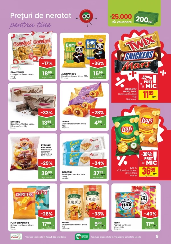 Catalog Linella - Catalogul cu reduceri, pagina 9: reduceri și oferte 27 august - 09 septembrie 2026