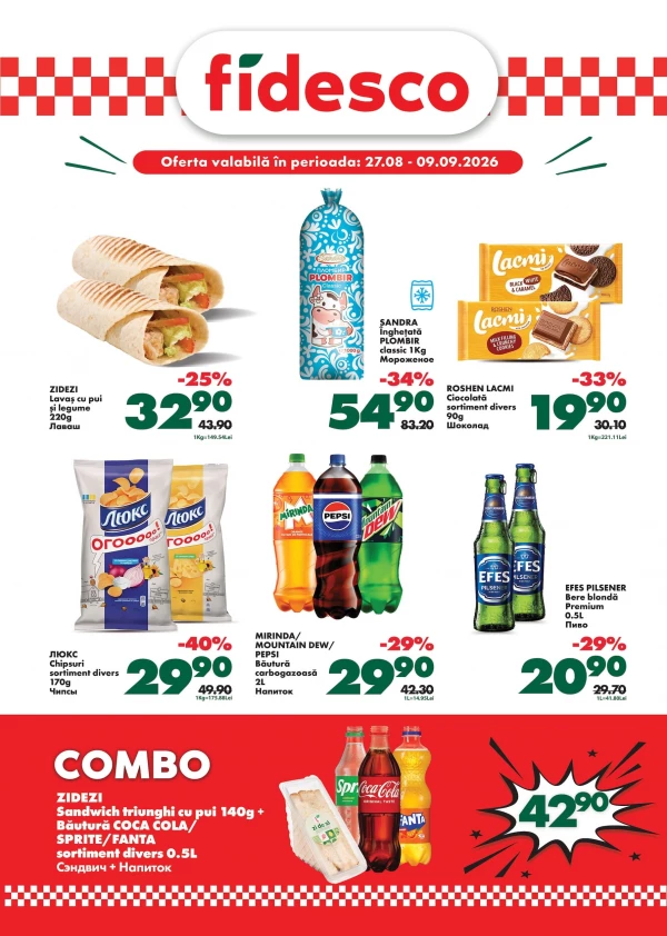 Catalog Fidesco - Catalogul cu reduceri, pagina 1: reduceri și oferte 27 august - 09 septembrie 2026