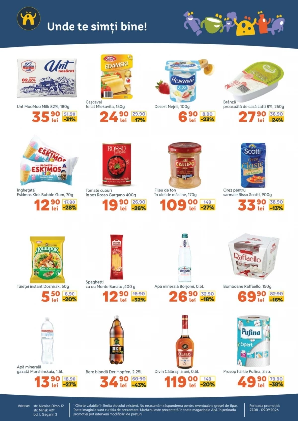 Catalog Alvi Market - Catalogul cu reduceri, pagina 2: reduceri și oferte 27 august - 09 septembrie 2026