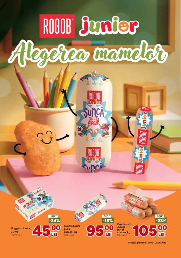 Catalog Rogob - Catalogul cu reduceri, pagina 1: reduceri și oferte 27 august - 09 septembrie 2026