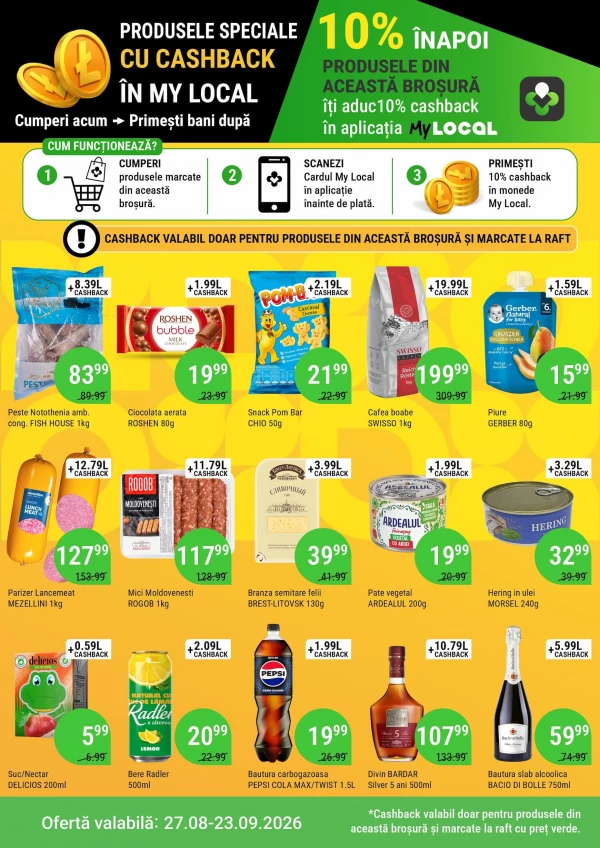 Cashback catalog