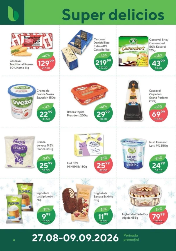 Catalog Bonus - Catalogul cu reduceri, pagina 4: reduceri și oferte 27 august - 09 septembrie 2026