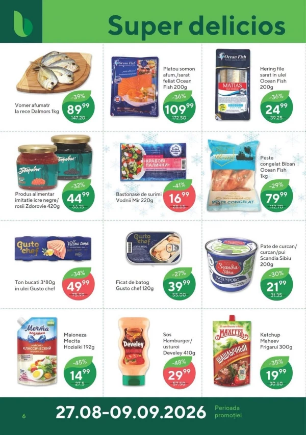 Catalog Bonus - Catalogul cu reduceri, pagina 6: reduceri și oferte 27 august - 09 septembrie 2026