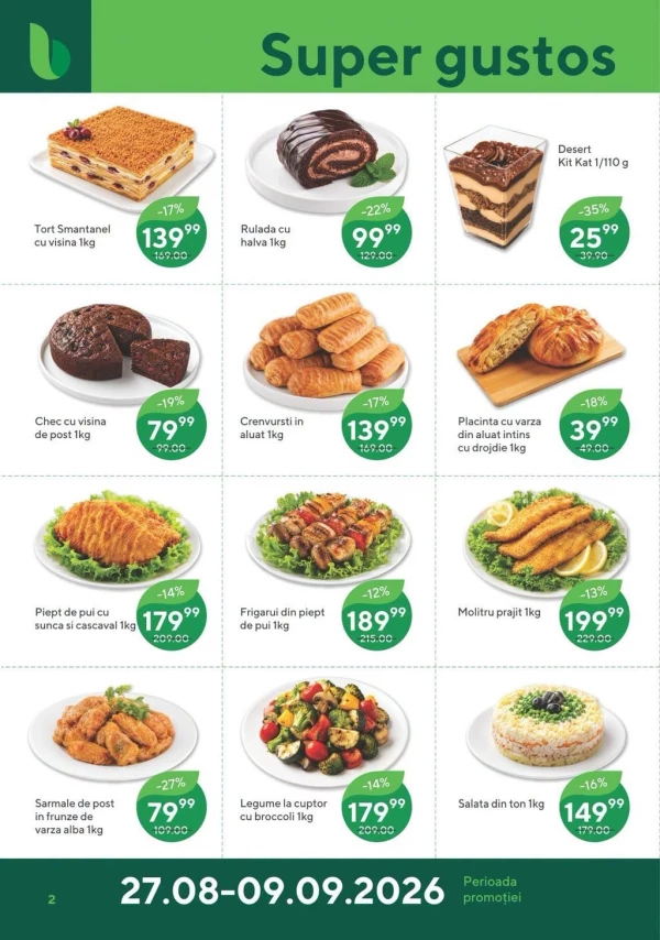 Catalog Bonus - Catalogul cu reduceri, pagina 2: reduceri și oferte 27 august - 09 septembrie 2026