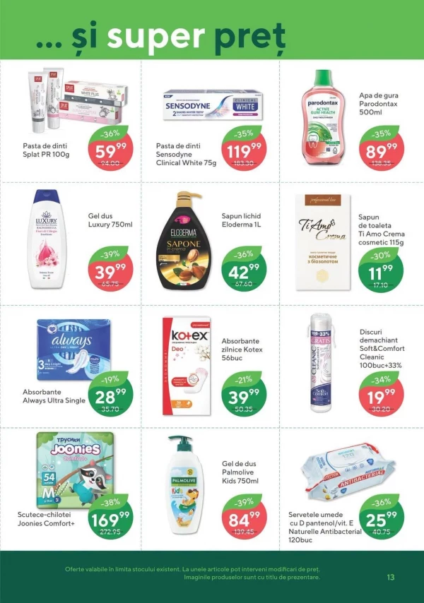 Catalog Bonus - Catalogul cu reduceri, pagina 13: reduceri și oferte 27 august - 09 septembrie 2026