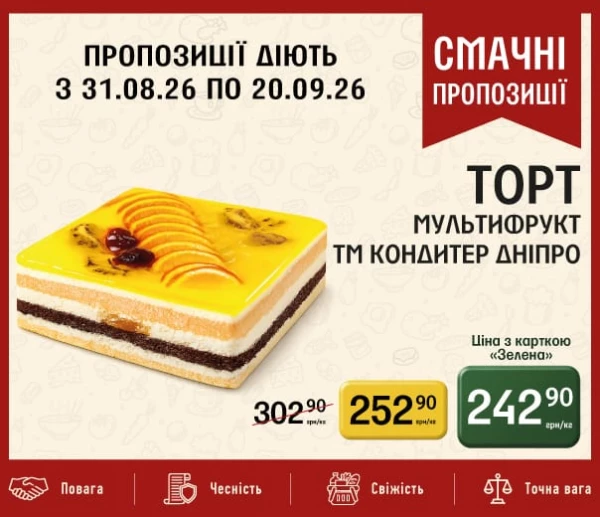 Каталог Петриківка - Каталог знижок, сторінка 8: знижки та акції 31 серпня – 20 вересня 2026