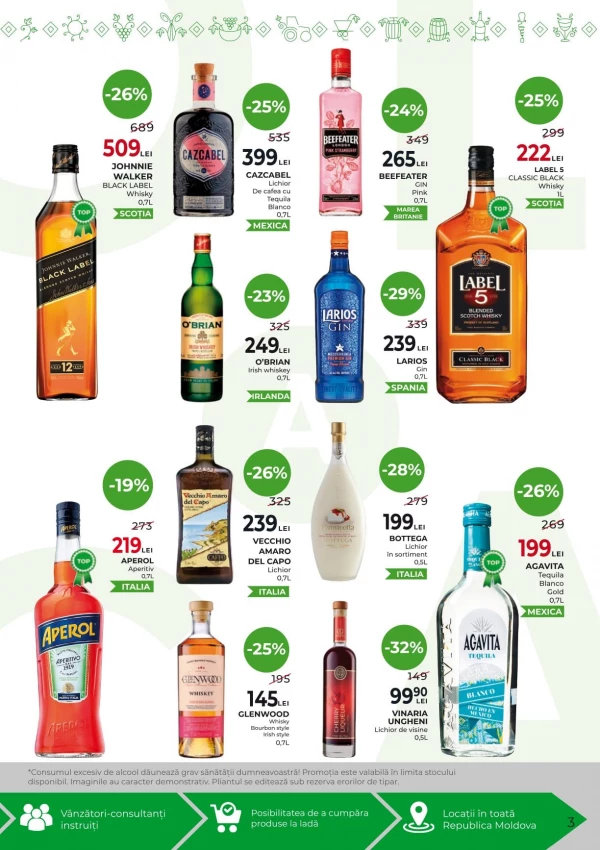 Catalog AlcoMarket - Catalogul cu reduceri, pagina 3: reduceri și oferte 27 august – 9 septembrie 2026