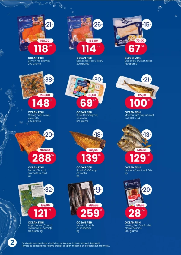 Catalog Ocean Fish - Catalogul cu reduceri, pagina 2: reduceri și oferte 1 – 30 septembrie 2026