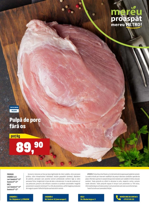 Catalog Metro - Oferte săptămânale la produse proaspete, pagina 4: reduceri și oferte 3 – 9 septembrie 2026