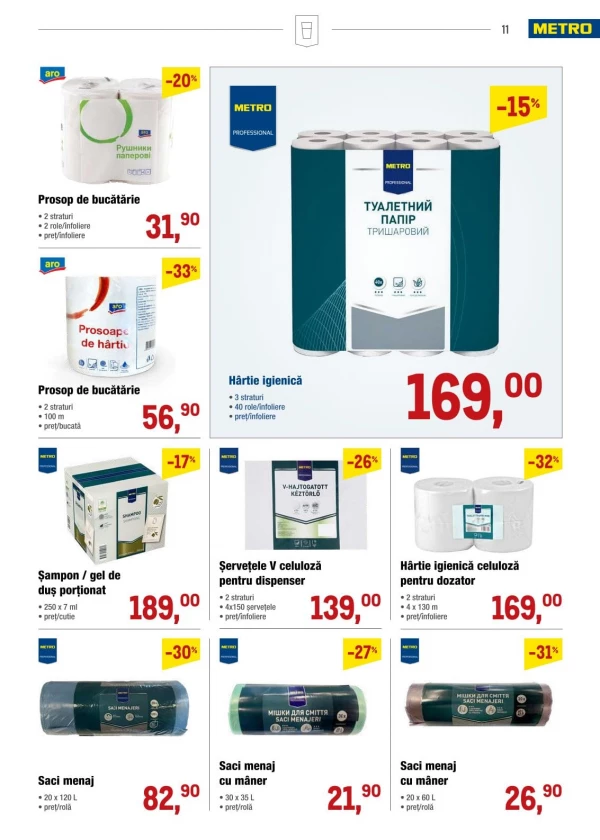 Catalog Metro - Catalogul cu reduceri, pagina 11: reduceri și oferte 3 – 16 septembrie 2026