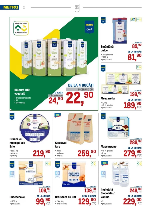 Catalog Metro - Catalogul cu reduceri, pagina 2: reduceri și oferte 3 – 16 septembrie 2026