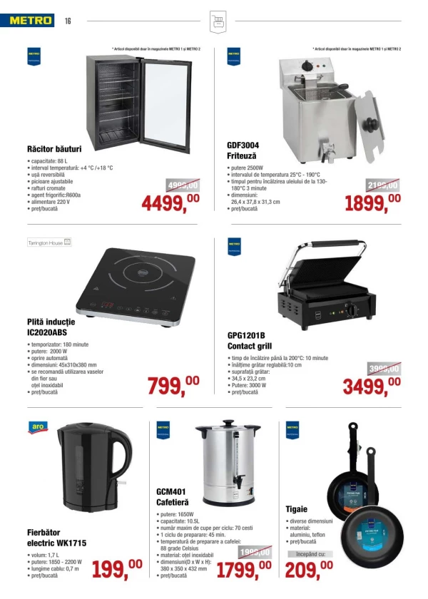 Catalog Metro - Catalogul cu reduceri, pagina 16: reduceri și oferte 3 – 16 septembrie 2026