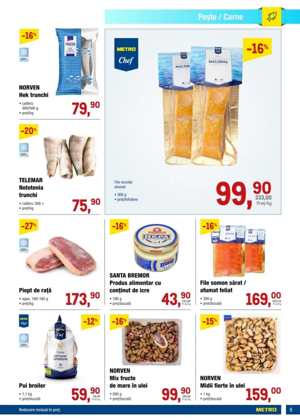 Catalog Metro - Catalogul cu reduceri, pagina 5: reduceri și oferte 3 – 16 septembrie 2026
