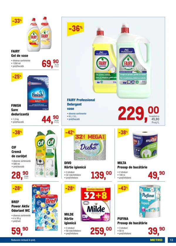 Catalog Metro - Catalogul cu reduceri, pagina 13: reduceri și oferte 3 – 16 septembrie 2026