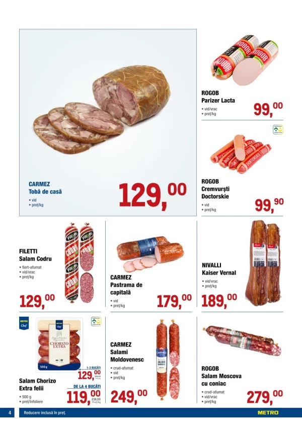 Catalog Metro - Catalogul cu reduceri, pagina 4: reduceri și oferte 3 – 16 septembrie 2026