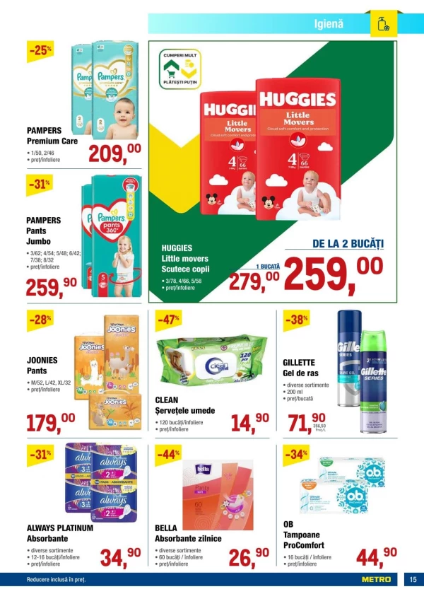 Catalog Metro - Catalogul cu reduceri, pagina 15: reduceri și oferte 3 – 16 septembrie 2026
