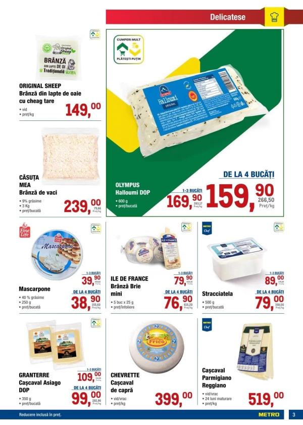 Catalog Metro - Catalogul cu reduceri, pagina 3: reduceri și oferte 3 – 16 septembrie 2026