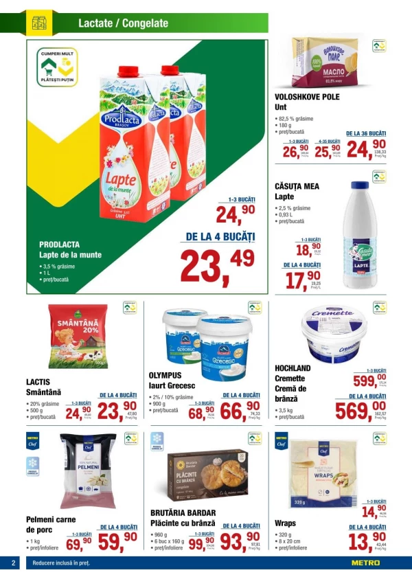 Catalog Metro - Catalogul cu reduceri, pagina 2: reduceri și oferte 3 – 16 septembrie 2026