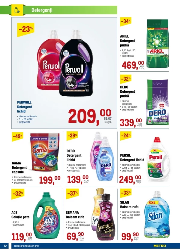Catalog Metro - Catalogul cu reduceri, pagina 12: reduceri și oferte 3 – 16 septembrie 2026