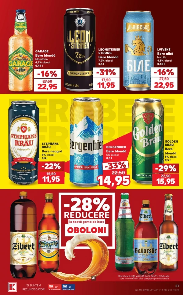 Catalog Kaufland - Catalogul cu reduceri, pagina 27: reduceri și oferte 3 – 9 septembrie 2026
