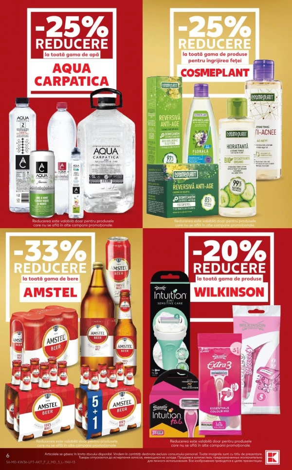 Catalog Kaufland - Catalogul cu reduceri, pagina 6: reduceri și oferte 3 – 9 septembrie 2026