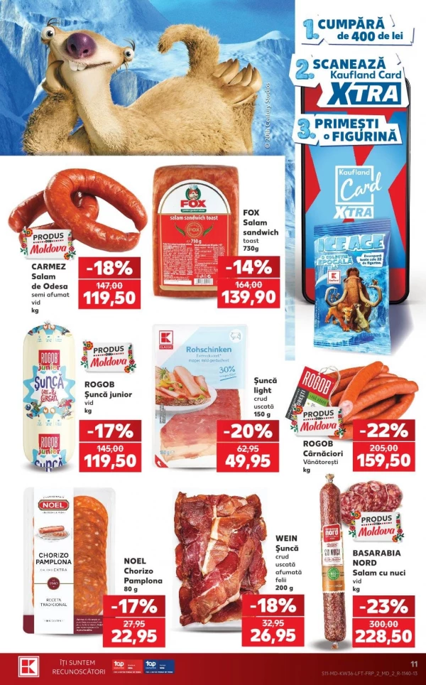 Catalog Kaufland - Catalogul cu reduceri, pagina 11: reduceri și oferte 3 – 9 septembrie 2026