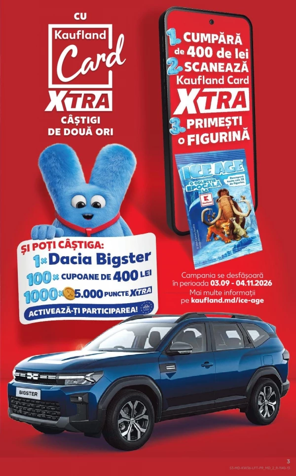 Catalog Kaufland - Catalogul cu reduceri, pagina 3: reduceri și oferte 3 – 9 septembrie 2026