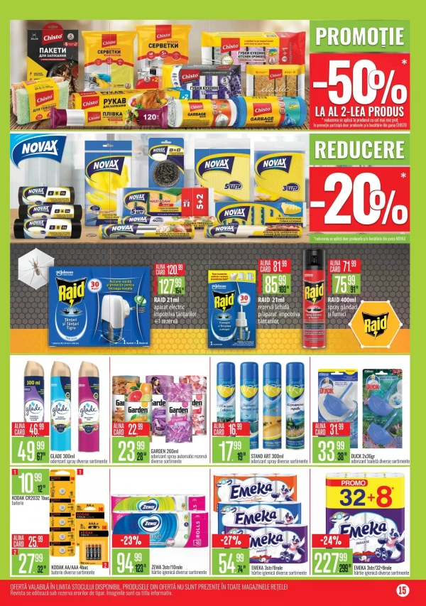 Catalog Mega Alina - Mega Alina Discounter, pagina 15: reduceri și oferte 1 – 30 septembrie 2026
