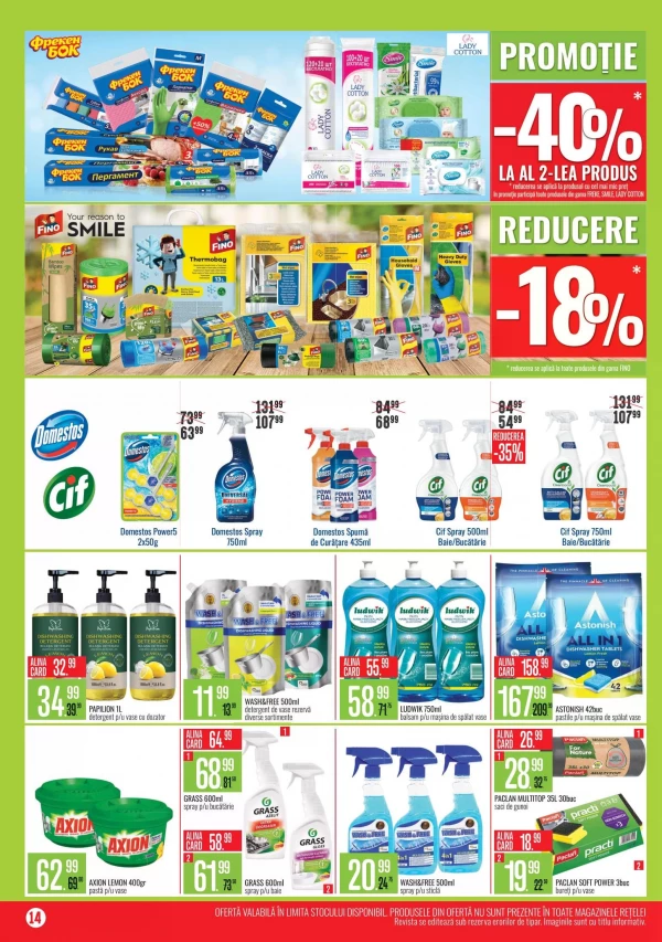 Catalog Mega Alina - Mega Alina Discounter, pagina 14: reduceri și oferte 1 – 30 septembrie 2026