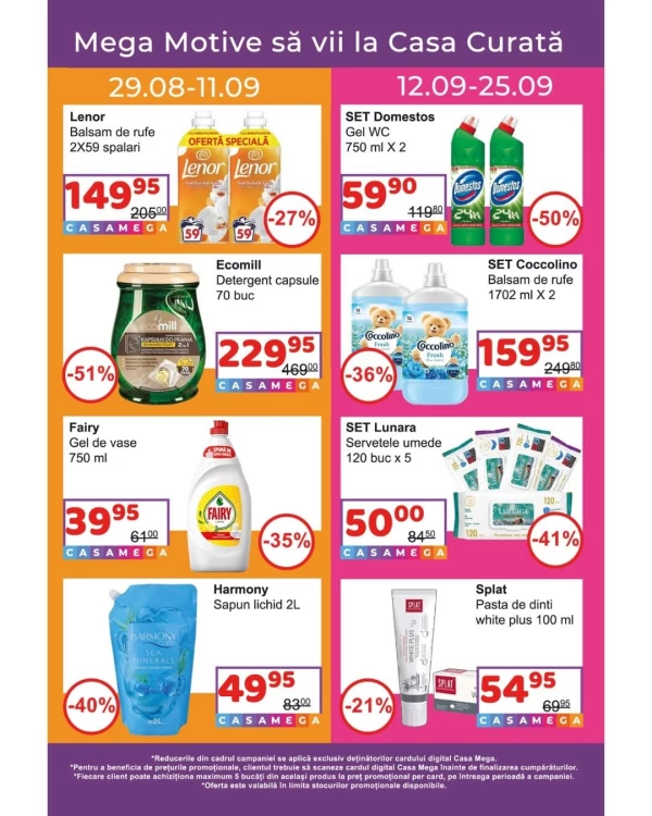 Catalog Casa Mega - Catalogul cu reduceri, pagina 3: reduceri și oferte 7 – 25 septembrie 2026