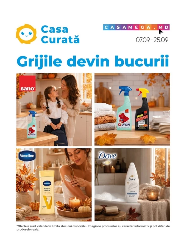 Catalog Casa Mega - Catalogul cu reduceri, pagina 1: reduceri și oferte 7 – 25 septembrie 2026