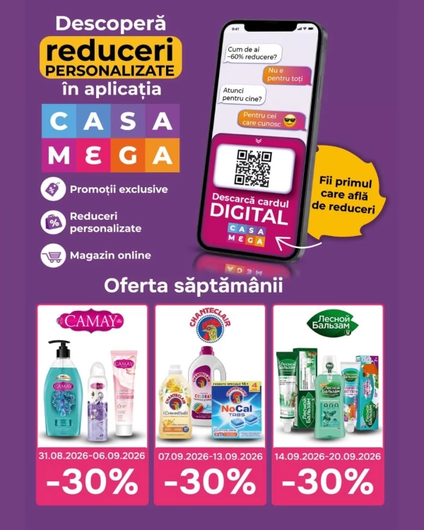 Catalog Casa Mega - Catalogul cu reduceri, pagina 2: reduceri și oferte 7 – 25 septembrie 2026
