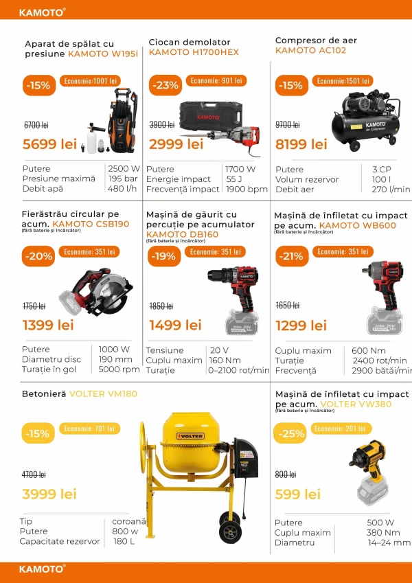 Catalog Kamoto - Catalogul cu reduceri, pagina 2: reduceri și oferte 1 septembrie – 31 octombrie 2026