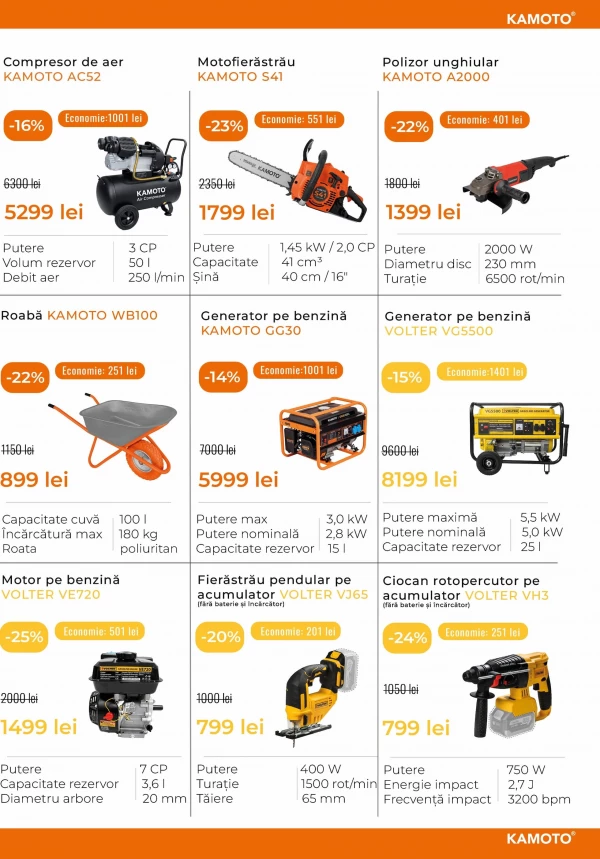 Catalog Kamoto - Catalogul cu reduceri, pagina 3: reduceri și oferte 1 septembrie – 31 octombrie 2026