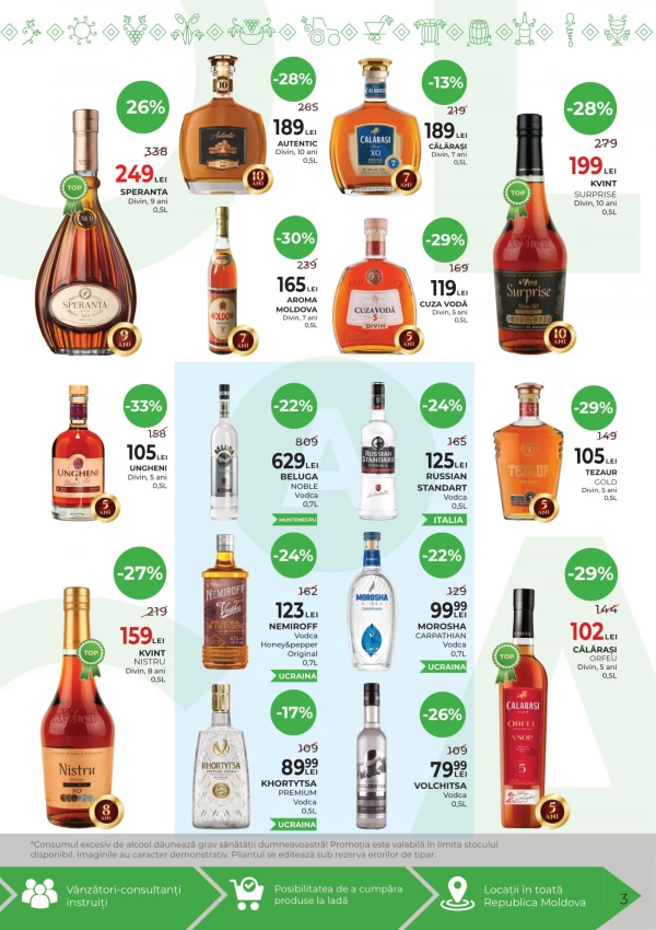 Catalog AlcoMarket - Catalogul cu reduceri, pagina 3: reduceri și oferte 10 – 23 septembrie 2026