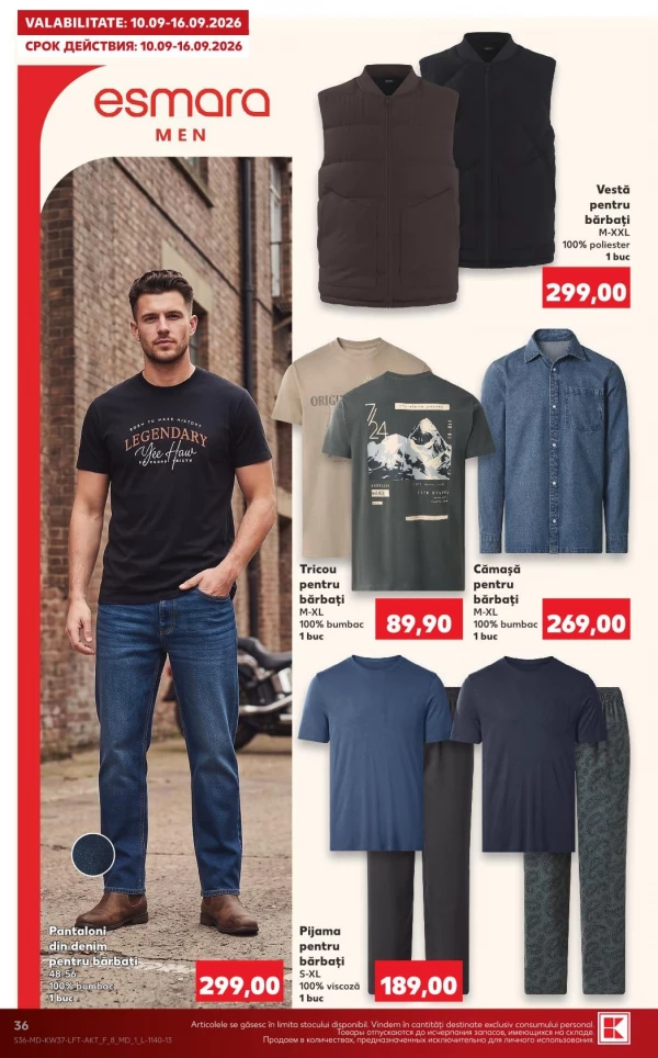 Catalog Kaufland - Catalogul cu reduceri, pagina 36: reduceri și oferte 10 – 16 septembrie 2026
