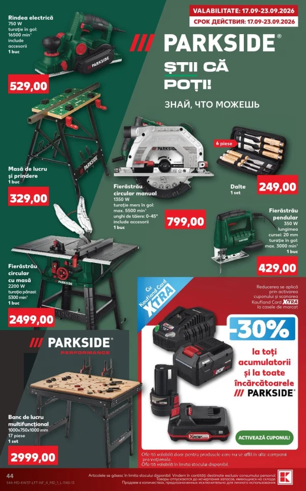 Catalog Kaufland - Catalogul cu reduceri, pagina 44: reduceri și oferte 10 – 16 septembrie 2026