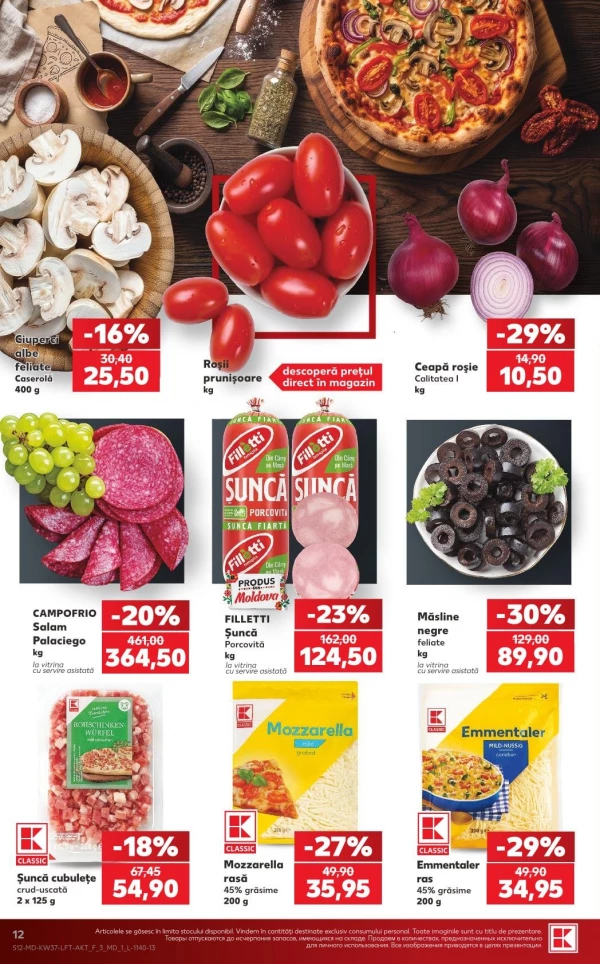 Catalog Kaufland - Catalogul cu reduceri, pagina 12: reduceri și oferte 10 – 16 septembrie 2026