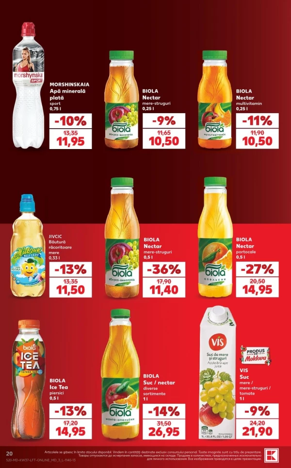 Catalog Kaufland - Catalogul cu reduceri, pagina 20: reduceri și oferte 10 – 16 septembrie 2026