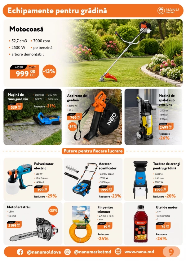 Catalog Nanu Market - Catalogul cu reduceri, pagina 9: reduceri și oferte 5 septembrie – 31 octombrie 2026