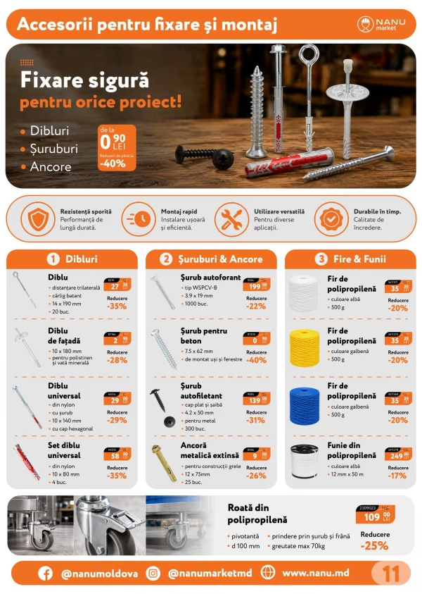 Catalog Nanu Market - Catalogul cu reduceri, pagina 11: reduceri și oferte 5 septembrie – 31 octombrie 2026