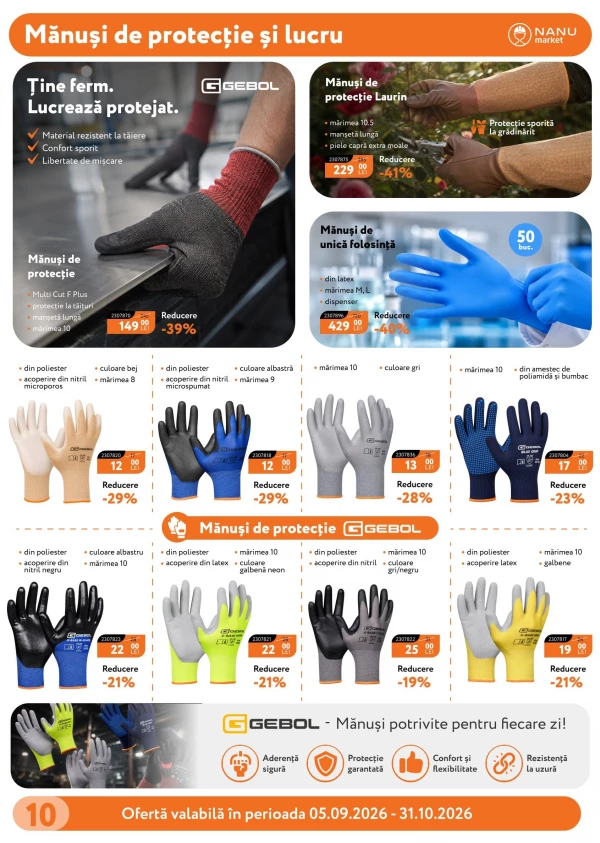Catalog Nanu Market - Catalogul cu reduceri, pagina 10: reduceri și oferte 5 septembrie – 31 octombrie 2026