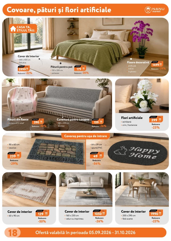 Catalog Nanu Market - Catalogul cu reduceri, pagina 18: reduceri și oferte 5 septembrie – 31 octombrie 2026