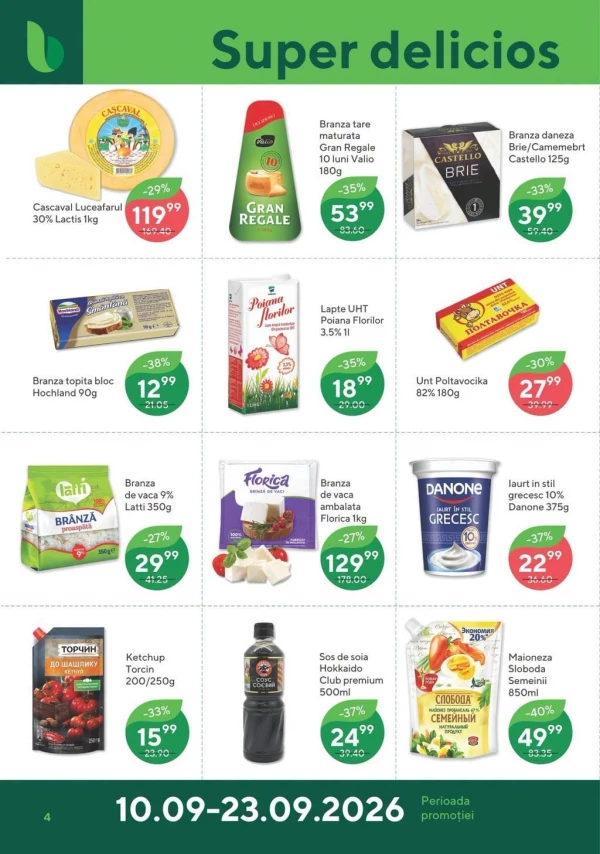 Catalog Bonus - Catalogul cu reduceri, pagina 4: reduceri și oferte 10 – 23 septembrie 2026