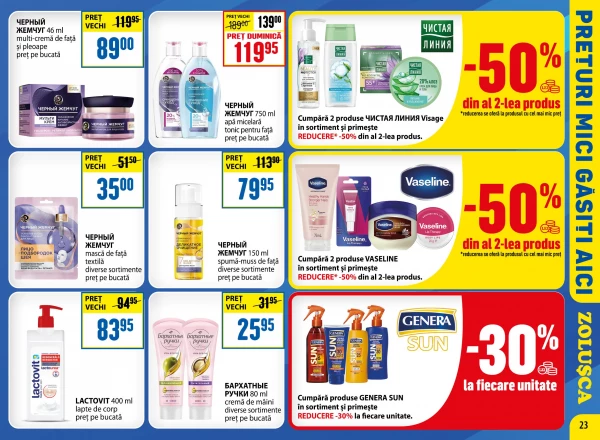 Catalog Zoluşca - Catalogul cu reduceri, pagina 23: reduceri și oferte 14 septembrie – 11 octombrie 2026